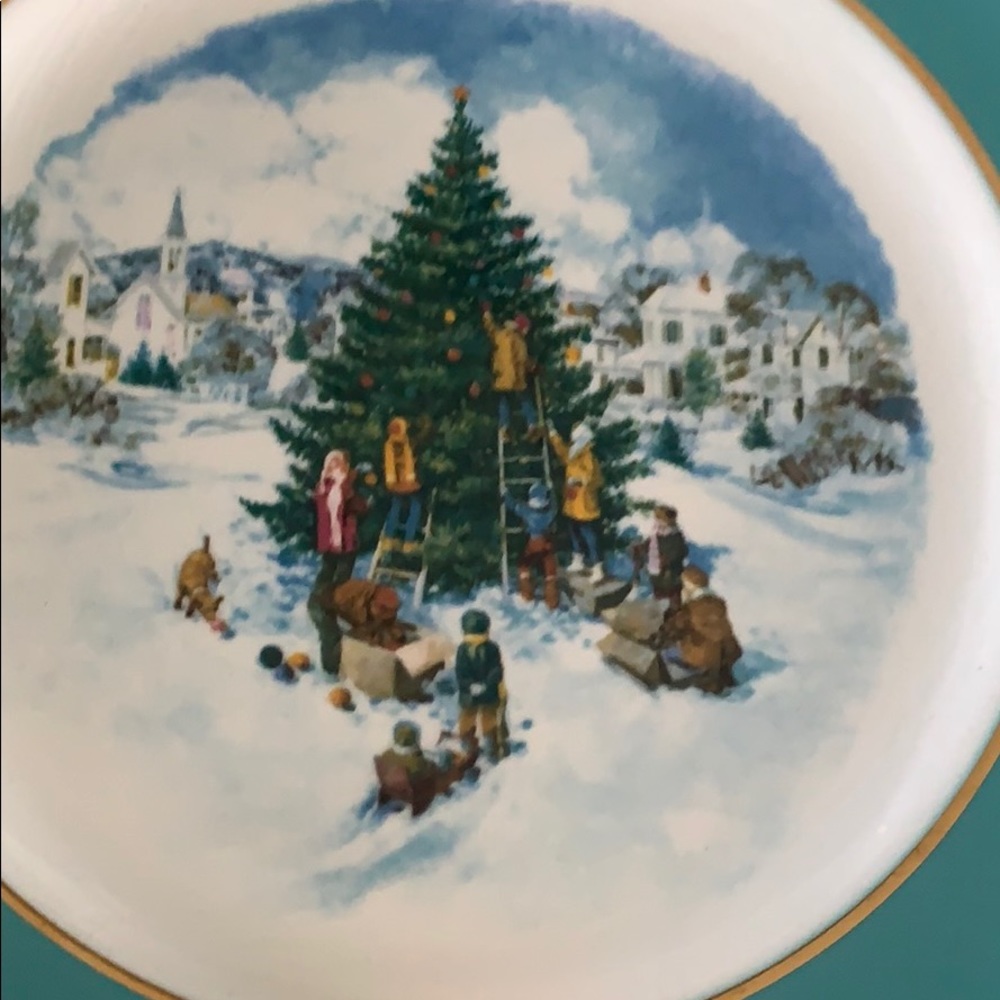 Christmas 1978 Plate Series sixth edition